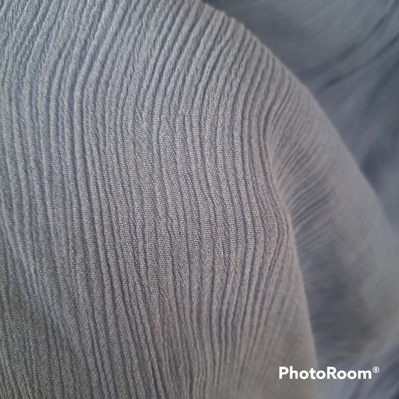 SOLD Vtg 90s fairy cottagcore flowy periwinkle dress - Picture 9 of 12